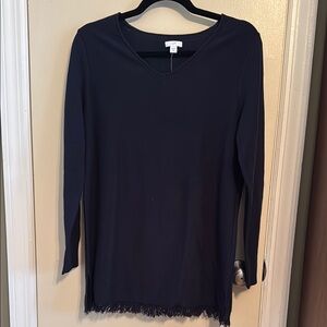 J. Jill - NWT - Elegant Navy Long Sleeve Top